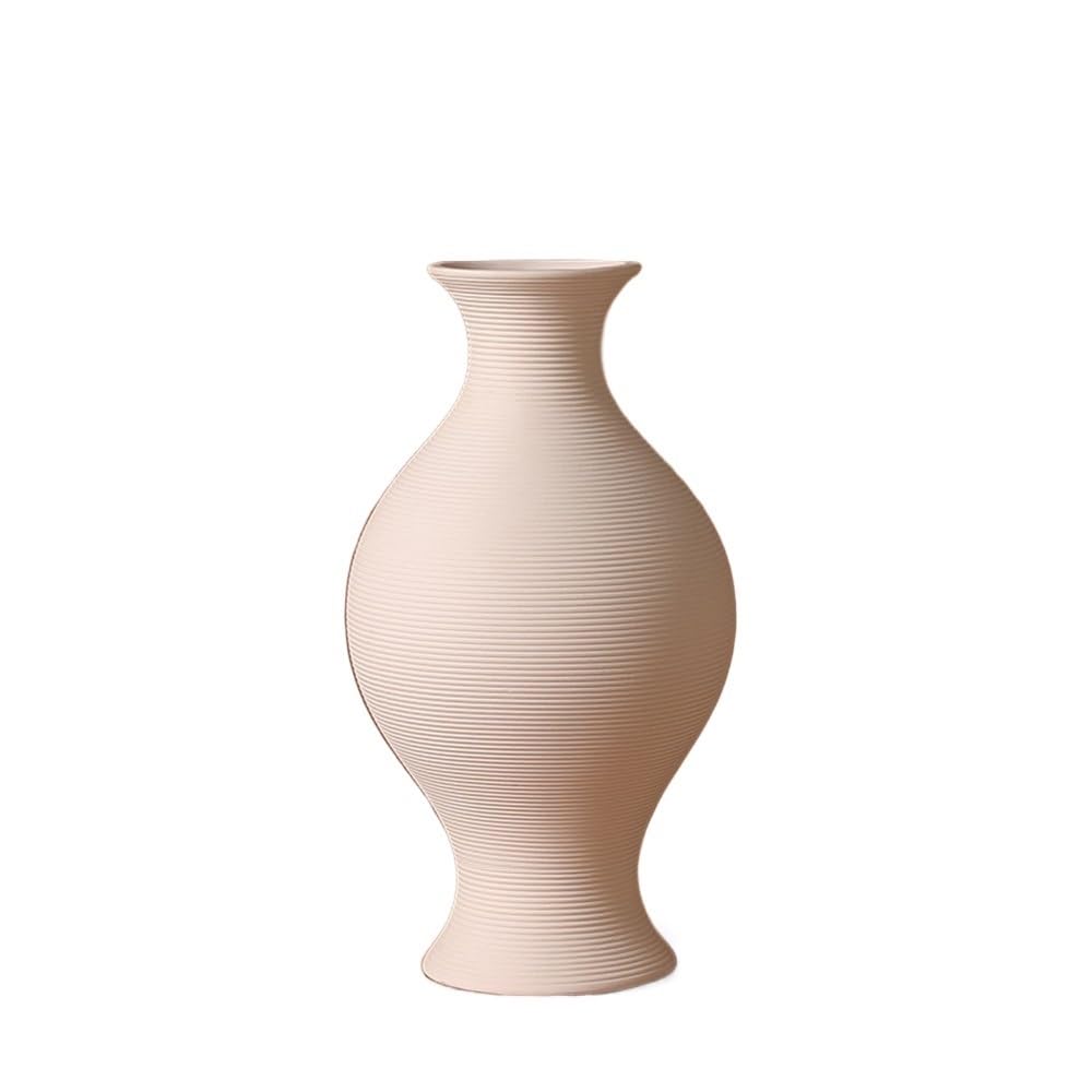 Ceramic vases, Vase Ceramic Arrangement Living Room Flower Geometric Decoration Home Khaki Simple