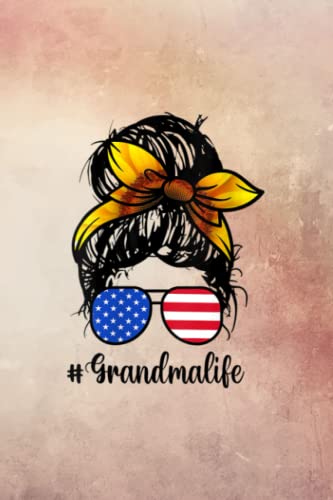 Half Graph 5 Half Wide | Womens 4Th Of July Independence Day For Proud Messy Bun Mom Mama