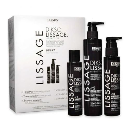 TRATTAMENTO LISCIANTE ANTICRESPO CAPELLI MiniKit Diksolissage Lissactive-DIKSON