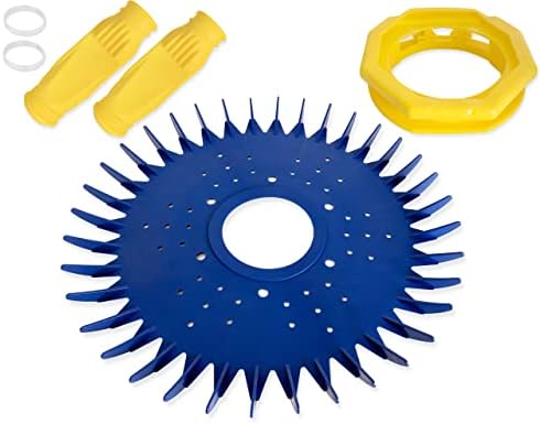 4 Pieces Pool Cleaner Replacements Include W70329 Finned Seal Disc Skirt & W69698 Pool Cleaner Diaphragms & W70327 Foot Pad Compatible with Zodiac Baracuda G2 G3 G4, Replace W72855 W69721 W46666