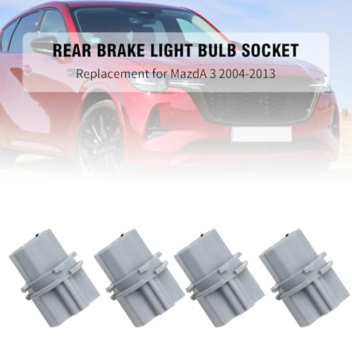 MDEOOSKY G14S-51-3E7 Rear Brake Light Bulb Socket 4Pcs, Replacement for Mazda 3 2004-2013 Replacement for Mazda CX5 2013-2016 - Thumbnail 7