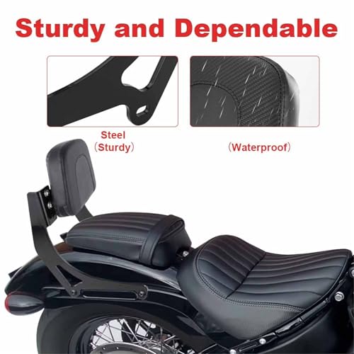 Sissy Bar Harley Davidson Street Bob 2018-2020 Dossier Passager Softail FXBB 114 FXBBS Black - 7
