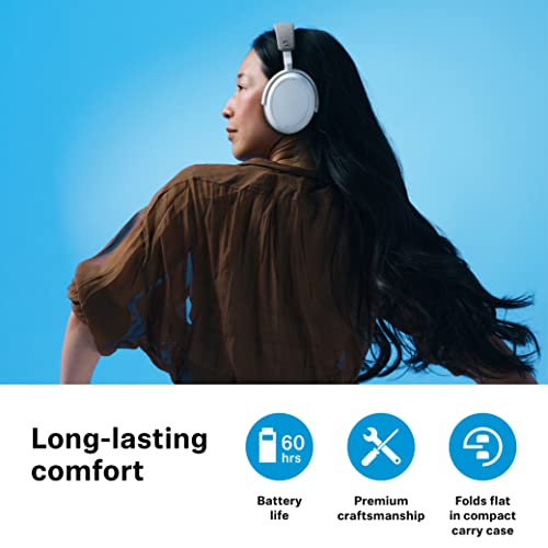 Sennheiser Momentum 4 Wireless Headphones - Bluetooth Headset For Crystal-Clear Calls With Adaptive Noise Cancellation, 60H Battery Life, Lightweight Folding Design - Black ) #TOP4