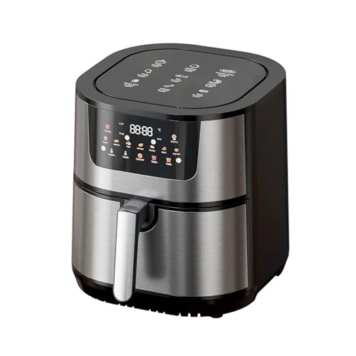 Freidora De Aire De 15l, 2800 Vatios, Pantalla De Panel De Control Digital, Freidora De Aire Asado, Horneado Y Deshidrato, Cesta Antiadherente Extraíble, Fácil Limpieza, Tamaño Familiar Cocina Sin Ace
