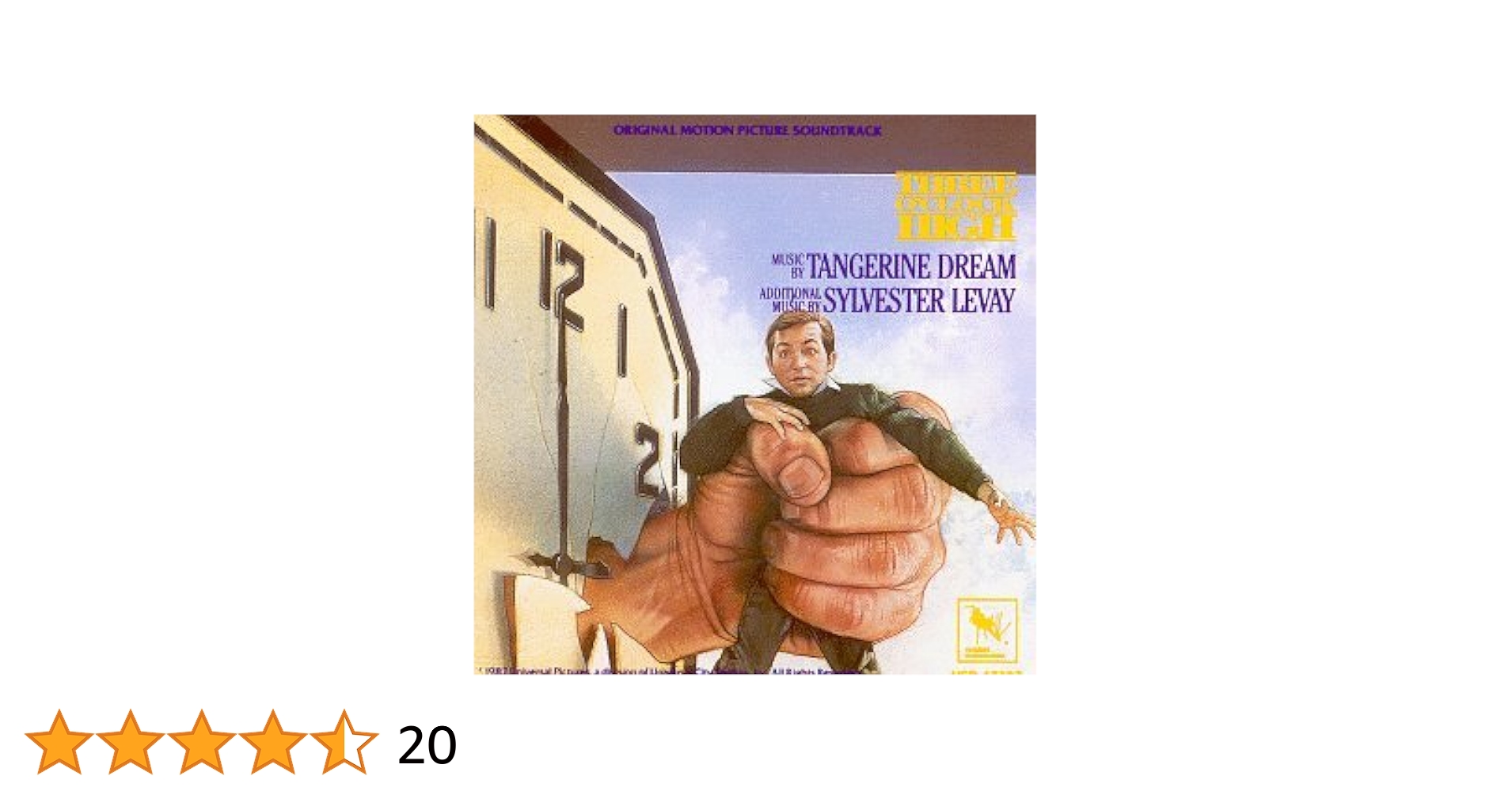 米LP Tangerine Dream / Sylvester Le Three OClock High (Original Motion Picture Soundtra VSD00531 Varese Sarabande 未開封 /00260 Three O'Clock High (Original Motion Picture Soundtrack