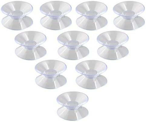 NUOLUX Suction Cups Without Hooks Sucker Pads for Glass Plastic-10pcs 30mm