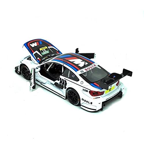 California Action BMW M4 COM LUZ E SOM 1/24, Branca