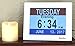 DayClox Memory Loss Digital Calendar 5-Cycle Clock with Red White & Blue or Black & White Section Display