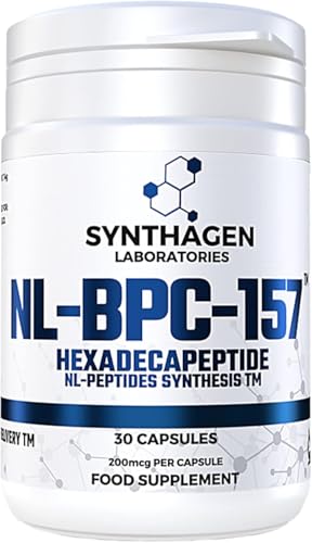 SYNTHAGEN LABORATORIES - NL-BPC-157 - HEXADECAPÉPTIDO - Para los Músculos y la Regeneración Post-Entrenamiento - Péptidos para el Gimnasio BPC - Para el Tratamiento de Lesiones
