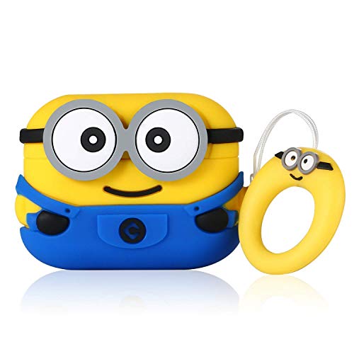 Image of Meyaar Earphone Case Cover Compatible for Realme Buds T300 & T310, Soft Silicone Skin Case Cover Shock-Absorbing Protective Case with Keychain for realme Buds T310 & T300 Only (Yellow)