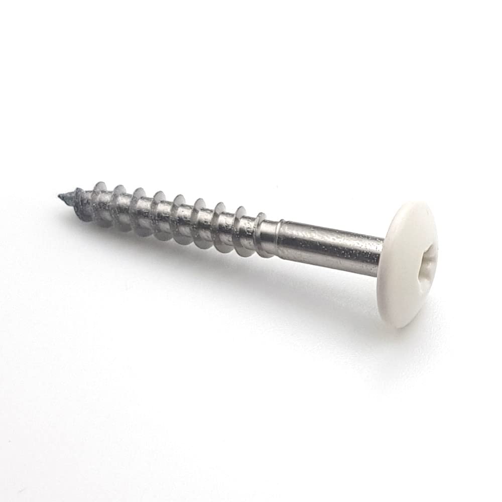 Vis pour panneaux de façade 4,8x38 mm RAL 9001 blanc crème Inox A2 par 50