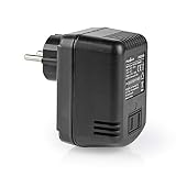 Nedis Przetwornica | 230 V AC - 110 V AC | 45 W | Nieuziemione wyjście US czarne