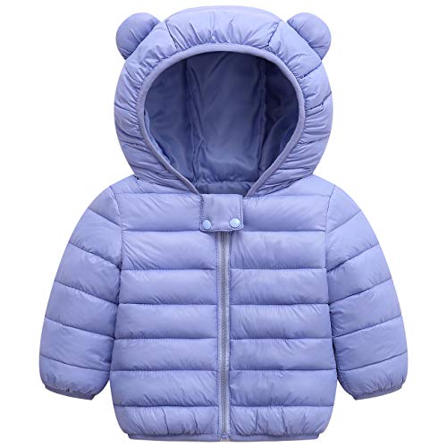 Wusenst Baby Boys Girls Winter Coats Hoods Light Puffer Down Jacket Outwear With Pockets #TOP13