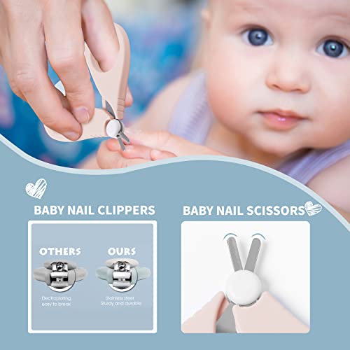 Miniatura 3 de Set De Aseo Para Bebés 6 En 1, Cepillo Y Peine De Madera Natural, Tijeras Para Uñas, Lima De Uñas Y Pinzas Para Niños Y Recién Nacidos En Un Bonito Estuche De Regalo