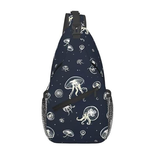 Sac à bandoulière méduses homme pour sport et voyage quotidien