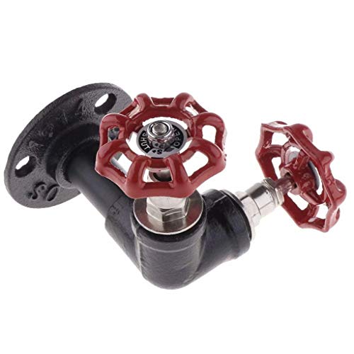 JAHQ patère, Industriel Tuyau Crochets Décoration Murale, Steampunk Tuyau Patère, Serviette Crochet, Crochet de Industriel, Rustique Porte-Manteau, Cintre, entrée Chapeau Crochet Cover