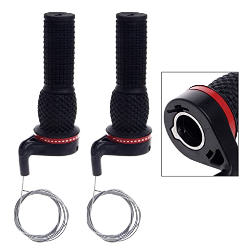 Ragyzity 1 Pair Bicycle Twist Grip Gear Shifters, Mountain Bike Speed Shifter Reverse Rolling Stick Device Set, Bike Cycle Speed Lever Twist Shifter Lever, Bicycle Twist Grip Gear Shifter #TOP3