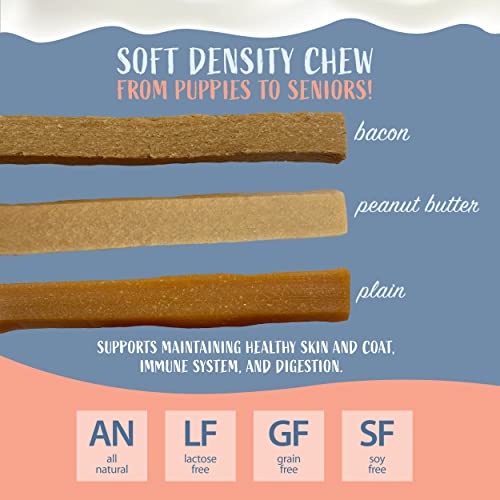 Image of Himalayan Dog Chew Yogurt Sticks, Bacon Flavor, 5 Pieces, Pack of 4 | Prebiotic & Probiotic | Grain-Free | USA Made