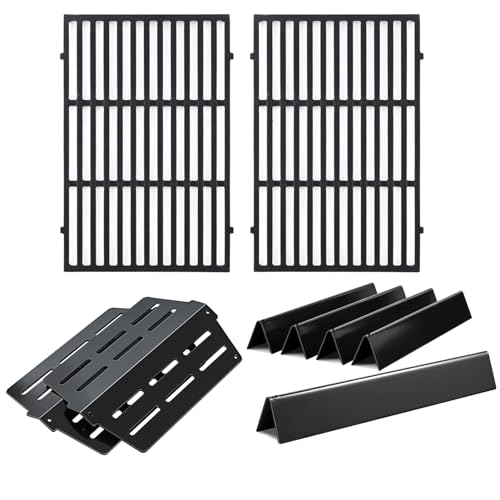 Genesis 7524 Grates 65505 Heat Deflectors 7620 Flavorizer Bars Grill Replacement Parts for Weber Genesis Parts 300 Series with Front Control Knob 7621 E-310 E-320 E-330 S-310 S320 S-330 EP-310 EP-320 by Charbrofire - Used condition - US$65.77
