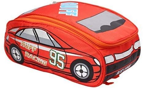 Car Sling Bag for Kids Trendy Racing Car Shaped Backpack with Adjustable Straps Spacious Zipper Compartment Durable Lightweight Fun Design Perfect for School Travel Picnic-image-12