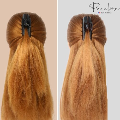Pinzas para cabello celuloide acetato 2 piezas miniatura 6