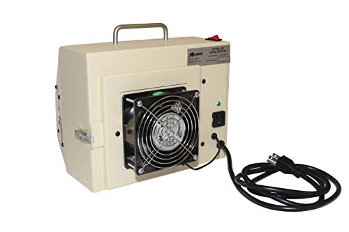 Buffalo Dental Portable Opti Workstation Cabinet - Large Viewing Window, For Laboratory Tools Sandblasting Machines, Air Blast Equipment, with Suction, 120 V AC, 11 x 8.5 x 12 Inches, 14 lbs (36560)