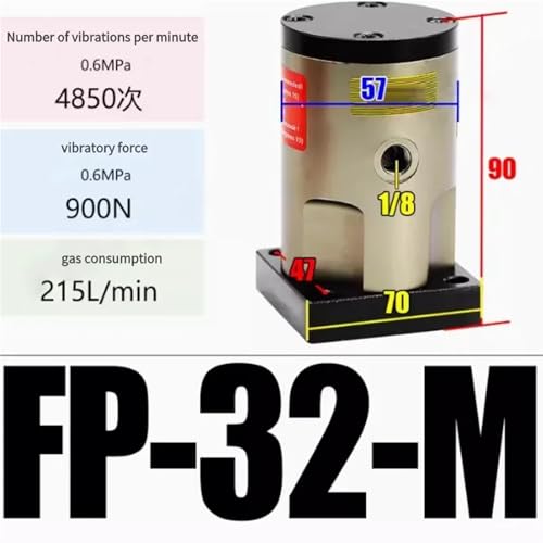 Vibrateur industriel pneumatique FP-35 oscillateur pour table de compactage