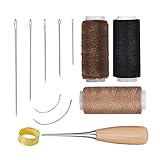 La aguja de coser está hecha de acero inoxidable de alta calidad. La superficie es lisa, no es fácil de oxidar, no es fácil de romper y es duradera.