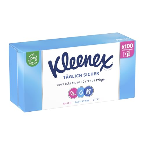 Kleenex Taschentücher-Box Täglich Sicher 3-lagig 140 Tücher