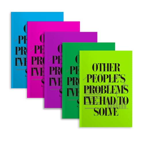 Image of 5 PCS Notebook Journal, Notebooks for Work, Note Taking Writing Funny Office Accessories Gag Gifts for Sectretary Principal Mentor Christmas Nurse Day Birthday Retirement 5.7 x 8.3 Inches 41 Sheets
