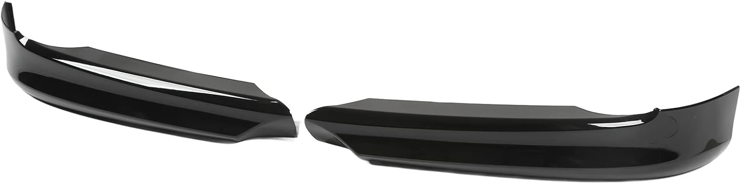 Front Bumper Spoiler Lip, 2PCS Front Bumper Lip Splitter for 3 Series E90 Sedan Pre LCI 2005‑2008 (Glossy Black)