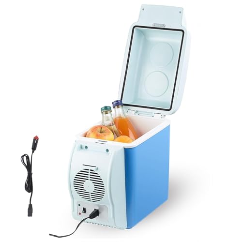 BesBet Nevera Electrica Portatil, 7.5l,Coche 12v,Bajo Ruido Refrigerador del Coche, con FuncióN De Enfriamiento Y CalefaccióN Refrigerador del Coche, Nevera PortáTil para Acampar