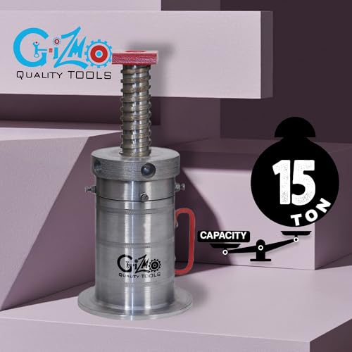 Image of GIZMO Mechanical Steel Jack Stands With Double Lift for Multi Vehicles, CNC Machined (15 TON)