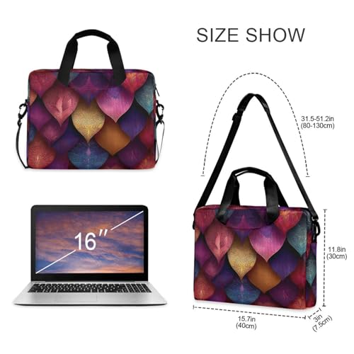 Bolso para portátil con estampado de escalas coloridas miniatura 5