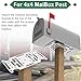 Mailbox Mounting Bracket, Universal Mounting Adapter Plate fits on 4x4 Wood or Hollow Posts and is Compatible with Most Post Mount mailboxes of All Sizes, Bottom mounting