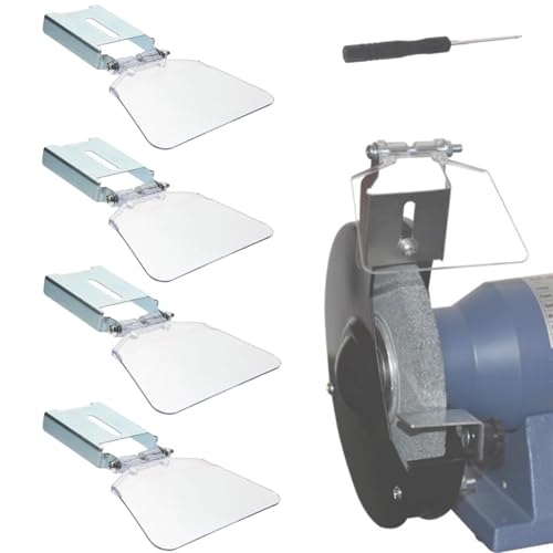 4 pezzi, protezione per gli occhi, protezione per gli occhi per doppia smerigliatrice, supporto universale per smerigliatrice per la maggior parte dei macinini tipo 125/150/200/250