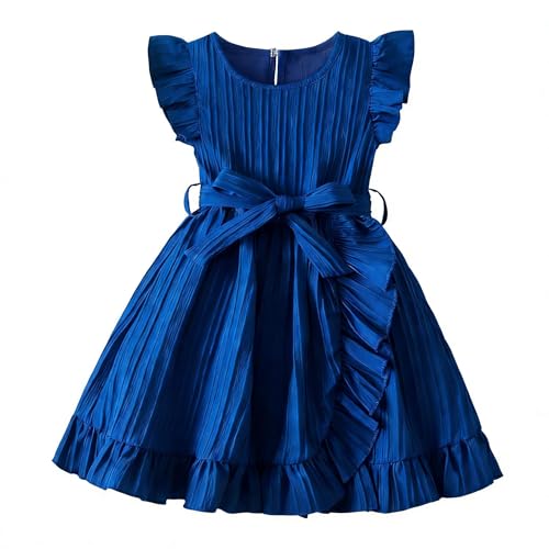 Vestido de niña con volantes JiAmy ideal para ir al colegio o fiestas de cumpleaños de 2 a 8 años
