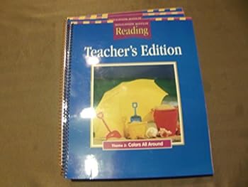 Spiral-bound Theme 2: Colors All Around (Teacher's Edition) (Grade K) (Houghton Mifflin Reading) Book