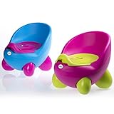 Luvdbaby - Asiento infantil con orinal extraíble en el interior, con respaldo alto y diseño ergonómico, pies antideslizantes rosa