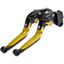 Retractable Foldable Brake Lever Clutch Lever for BMW F900 F900R F900XR 2020-2023, CNC Aluminum Alloy Made Gold