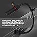 cerfioo 1 Pack Car Engine Crankshaft Position Sensor, Soft Durable Vehicle Crankshaft Sensor Wiring Harness, Replacement Parts OEM #39180-2B000 391802B000, Compatible with Modern (Black)