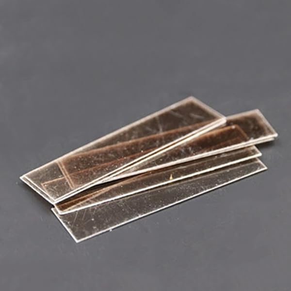 Láminas de mica moscovita premium for sustratos de microscopía electrónica y : alto contenido de impurezas, bajo contenido de impurezas, espesor de 0,18 a 0,25 mm.(40x40mm 6pcs)