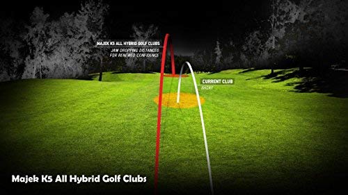 Majek-Superior-Hombres-Golf-Todos-los-hibrida-Parcial-Set-Que-Incluye-6-7-8-9-PW-Senior-Flex-diestro-Nuevo-Rescate-Utilidad-a-Flex-Club