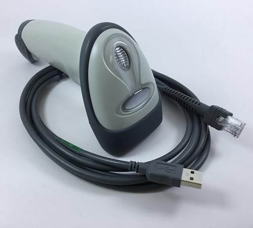 Scanner de codes-barres laser 1D Zebra LS2208 blanc avec câble USB inclus - 4