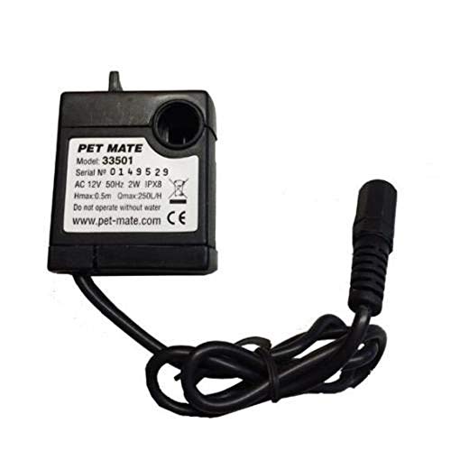 Petmate Fresh Flow Deluxe Replacement Pump 120V - Easy Install - Ac Adapter And Cord Included (29027) #TOP3