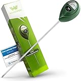 WENDOWERK® Extra Langer Boden Feuchtigkeitsmesser für Pflanzen 40CM [Grün] - Ohne Batterien - Verbessertes Feuchtigkeitsmessgerät Pflanzen [2023] – Premium Bodentester