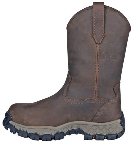Hoss Men's Recon 11" Wellington Industrial Boot, Brown, 13 XX-Wide2
