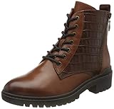 heel height: 4 centimeters CAPRICE Damen 9-9-25205-25 Stiefelette, Cognac Comb, 39 EU