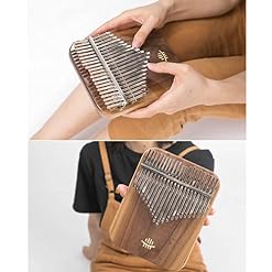 DJKL Portable Mbira Sanza Doigt Piano 17 clés Kalimba Thumb Piano avec Instruction d’étude Walnut - Les Beatles, Paul McCartney, John Lennon, RIngo Starr, George Harrison DJKL Portable Mbira Sanza Doigt Piano 17 clés Kalimba Thumb Piano avec Instruction d'étude Walnut – Image 5