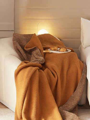 Überwurfdecke, wendbare, strukturierte Fleece-Decken für Couch und Bett, weiche, warme… – Ansicht 5